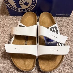 Birkenstock Arizona White Birko-Flor US9/40